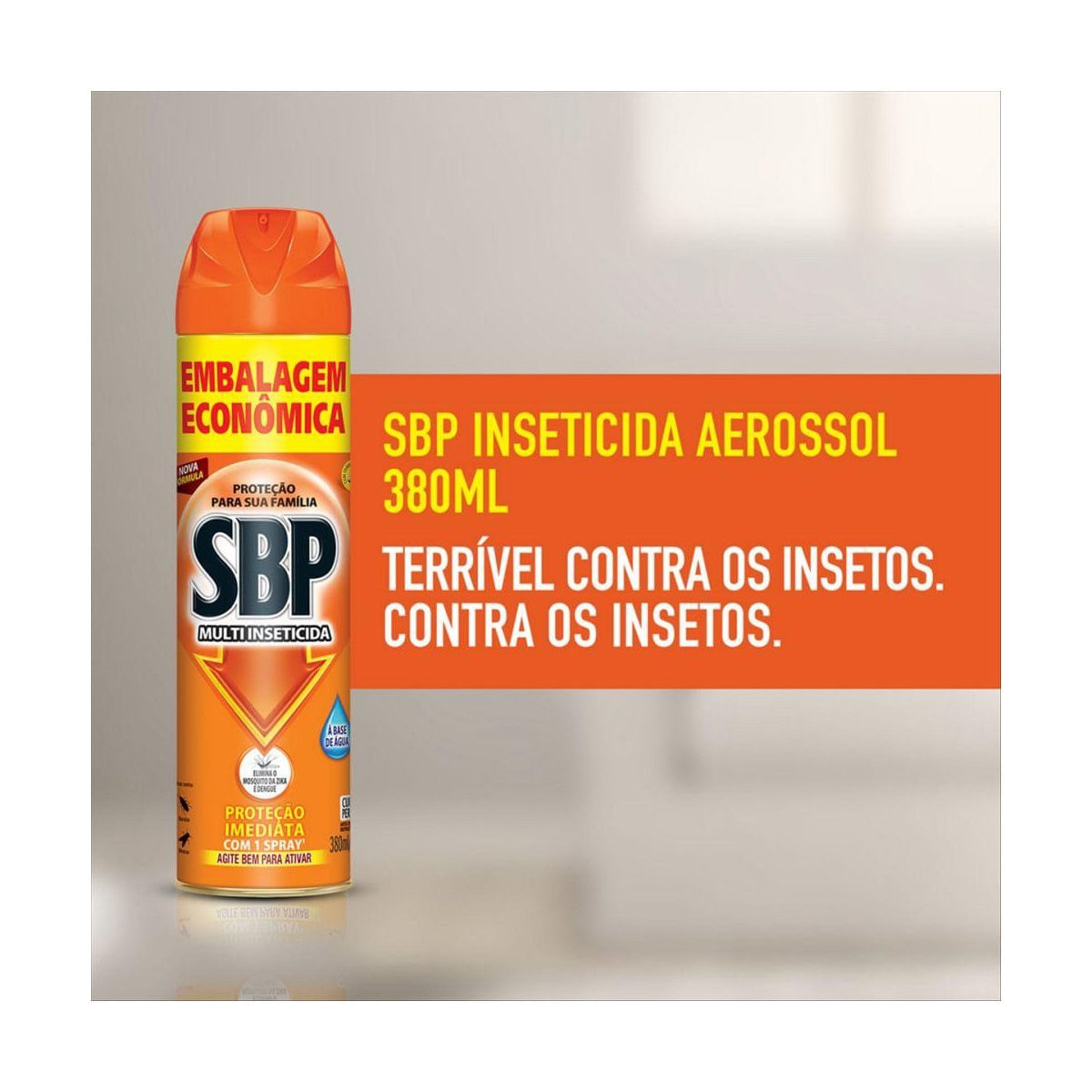 SBP Multi Inseticida Aerossol Embalagem Economica 380ml