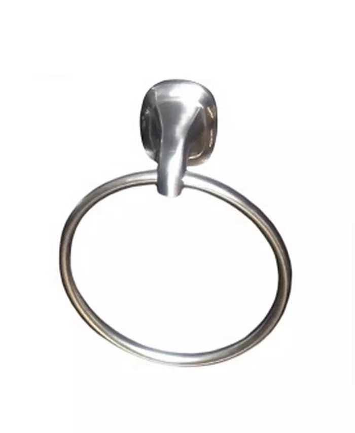 Arista Bath Products Arista Belding Towel Ring Satin Nickel Finish