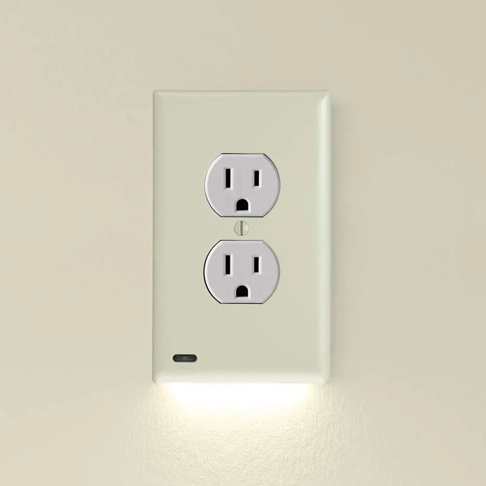 🔥 BIG SALE - 48% OFF🔥Outlet Wall Plate With Night Lights-No Batt