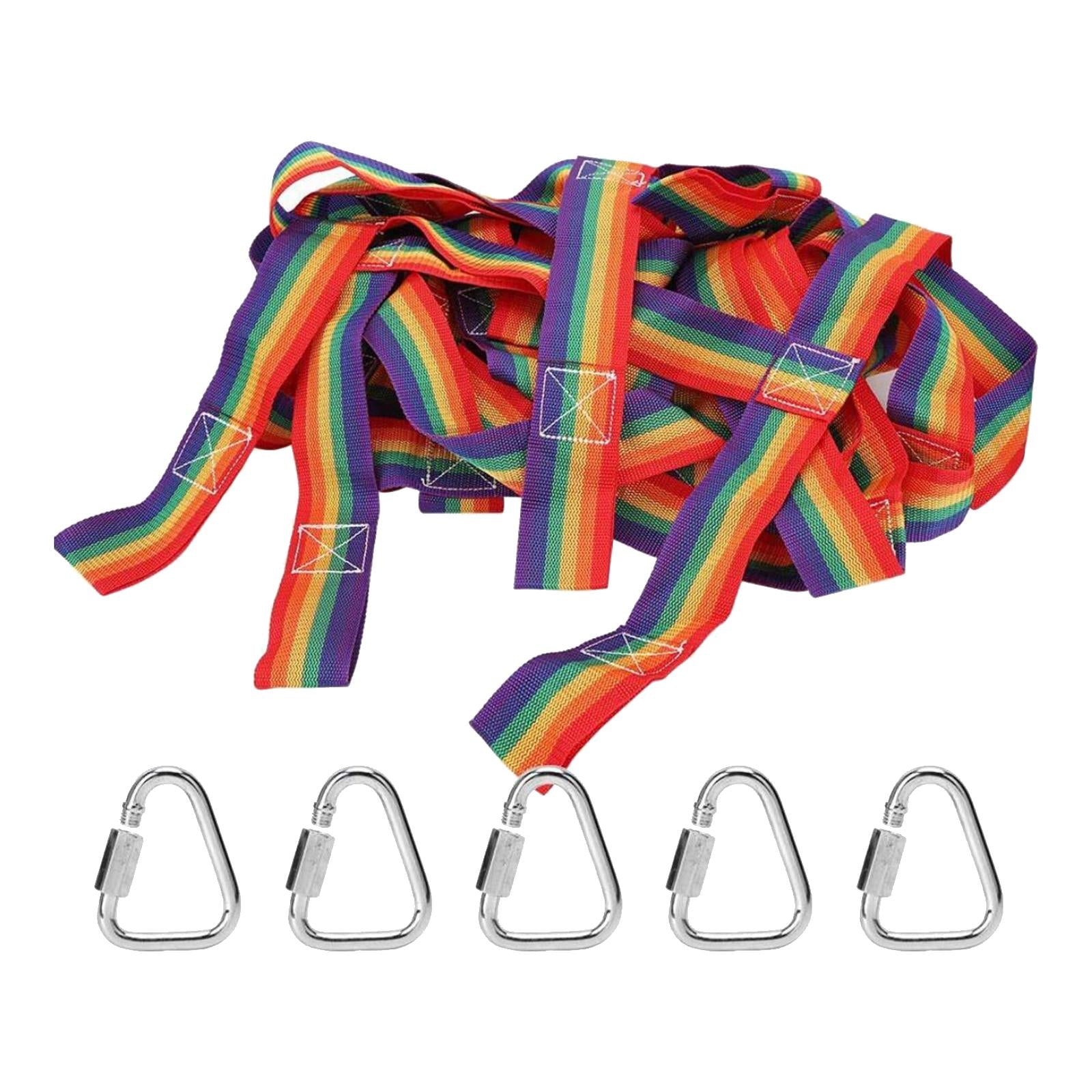 Children Climbing Net Ribbon Net for Playground Outdoor 250KG Capacity