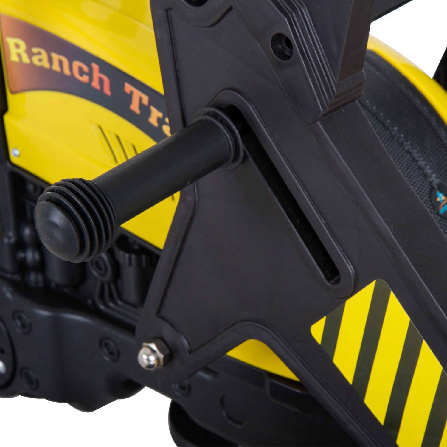 Aosom Ride On Excavator Kids Toy Construction Equipment with Pedal Controls， 6 Wheels， and Controllable Dirt Bucket