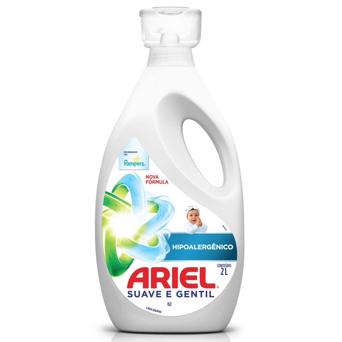 Sabao Liquido Ariel Suave e Gentil 2L