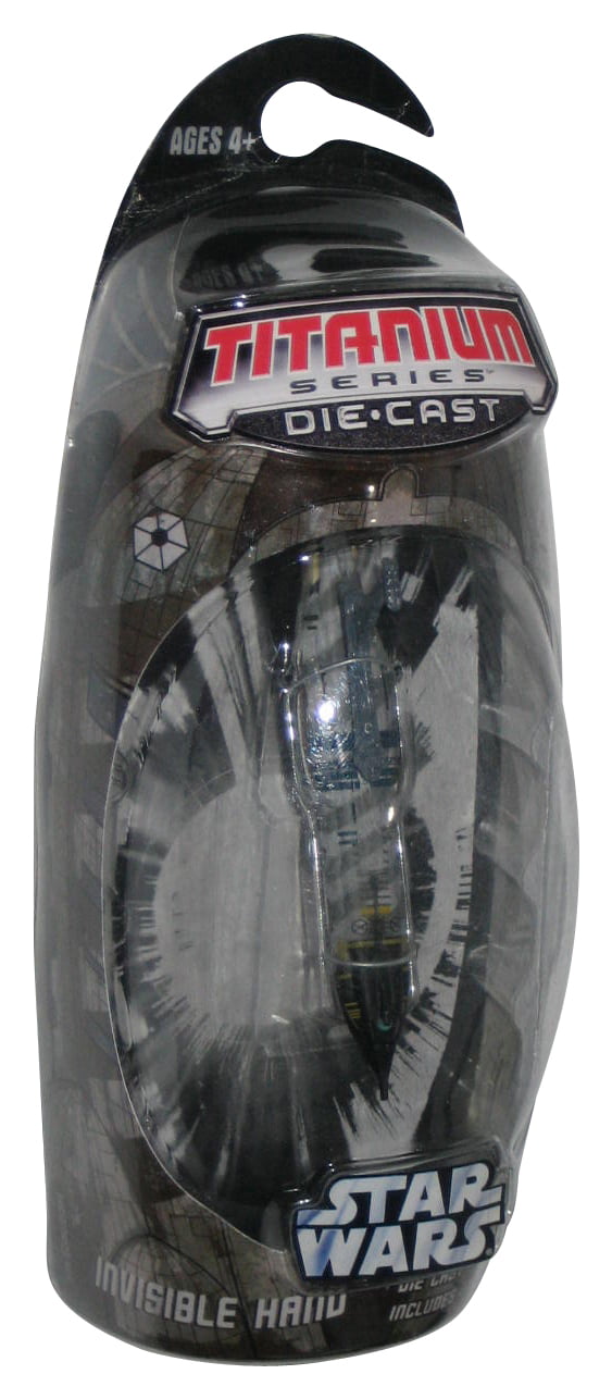 Star Wars Titanium Series (2006) Hasbro Invisible Hand Die-Cast Metal Vehicle Toy