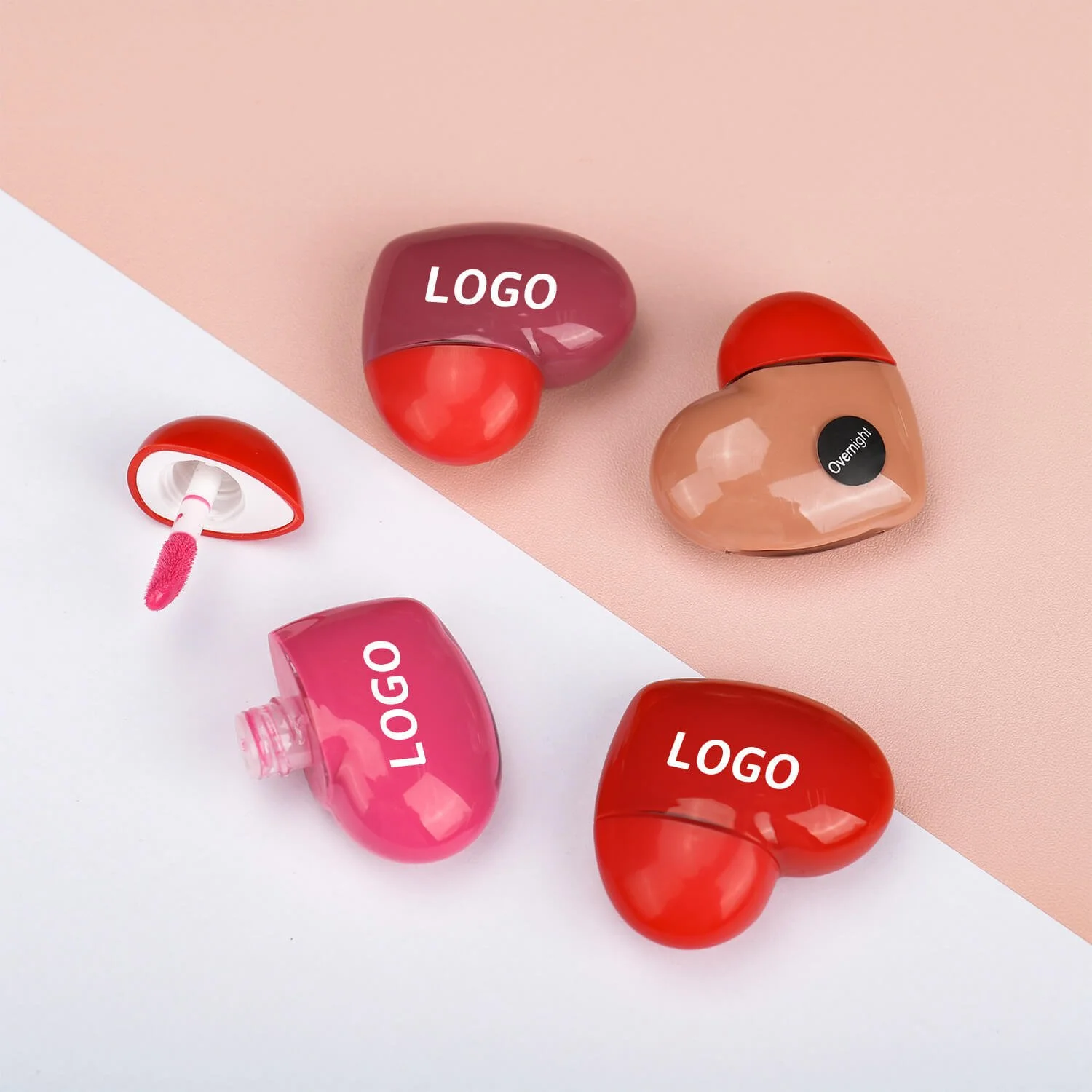 Unique Heart-shaped Lipgloss Matte liquid lipstick