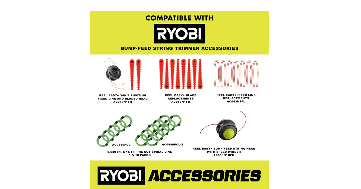 RYOBI P20110 ONE+ 18V Brushless 15 in. Cordless Attachment Capable String Trimmer with 4.0 Ah Battery and Charger