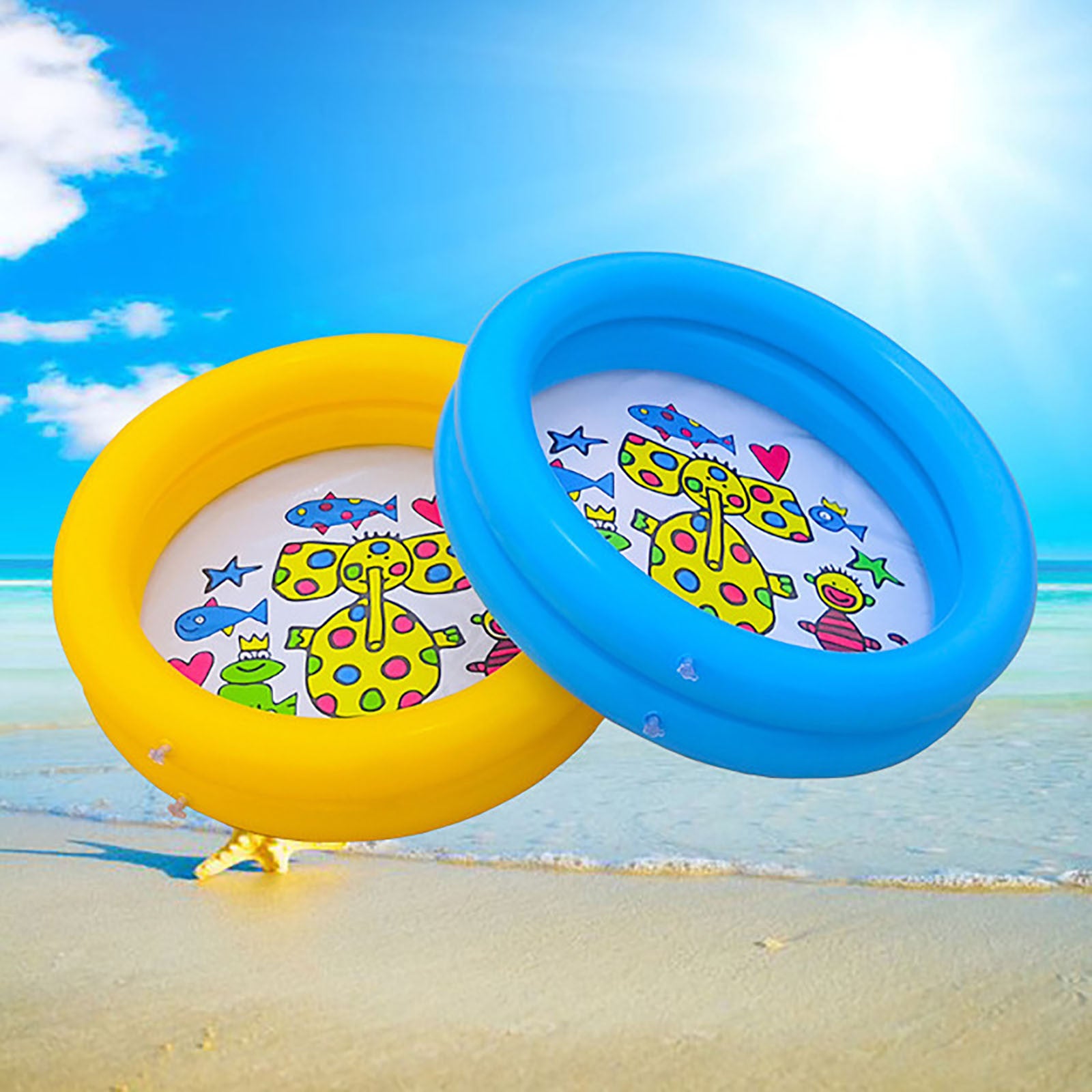 yotyukeb Camping Supplies For Outdoor Games Inflatable Baby Swimming Pool Portable Inflatable Children Pump Pool Water Game