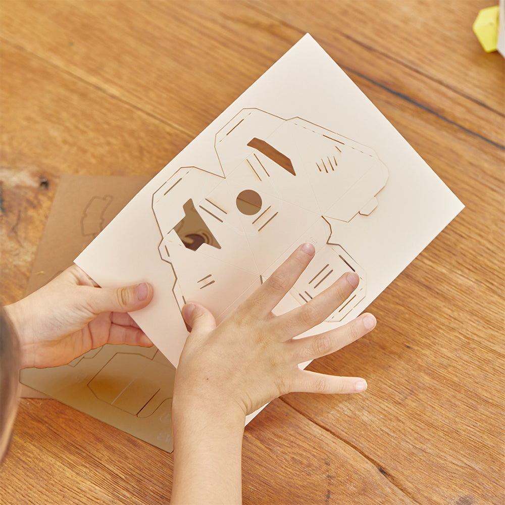 ROBOTRY Moving Paper Robots Making Kit， Magi | Crank - Learn Very Basic 5 Robot Mechanisms