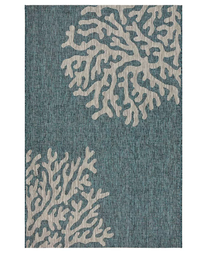 LR Home Nassau NASS81022 5' x 7' Outdoor Area Rug