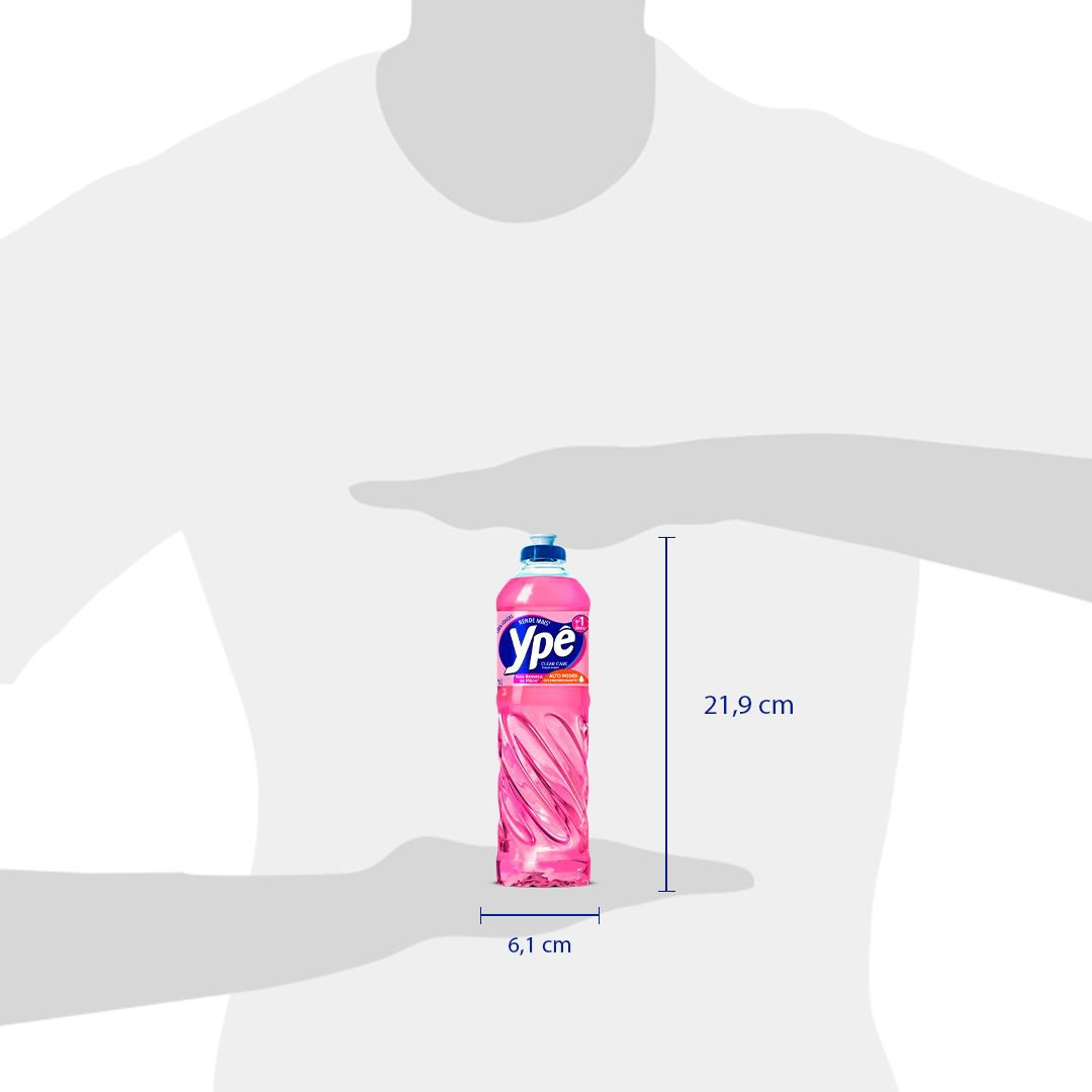 Detergente Ype Clear Care 500ml