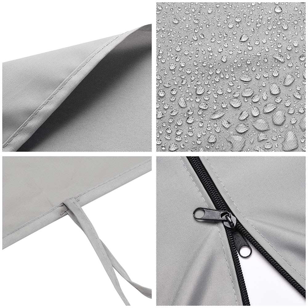 Yescom Gazebo Curtain 10x10ft Privacy Zip Side CPAI-84