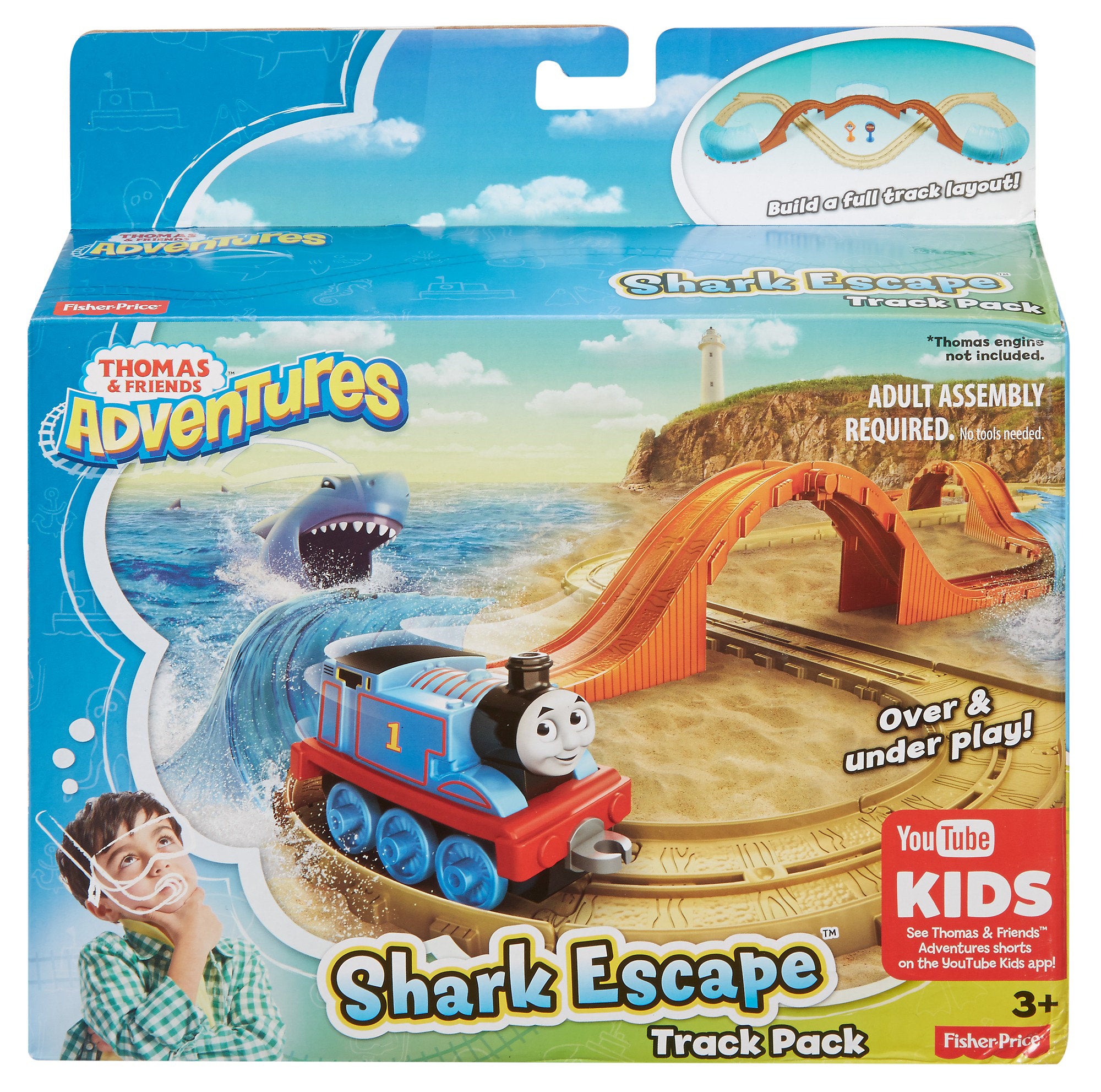 Thomas and Friends Thomas Adventures Shark Escape Track Pack