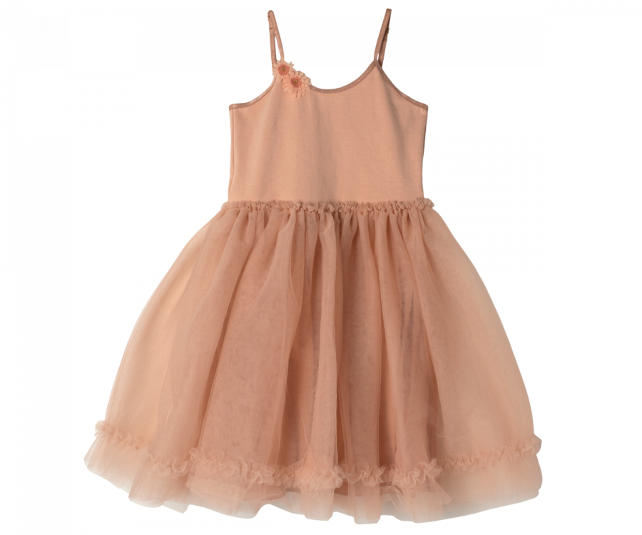 Princess Tulle Dress - Melon (2-3 years)