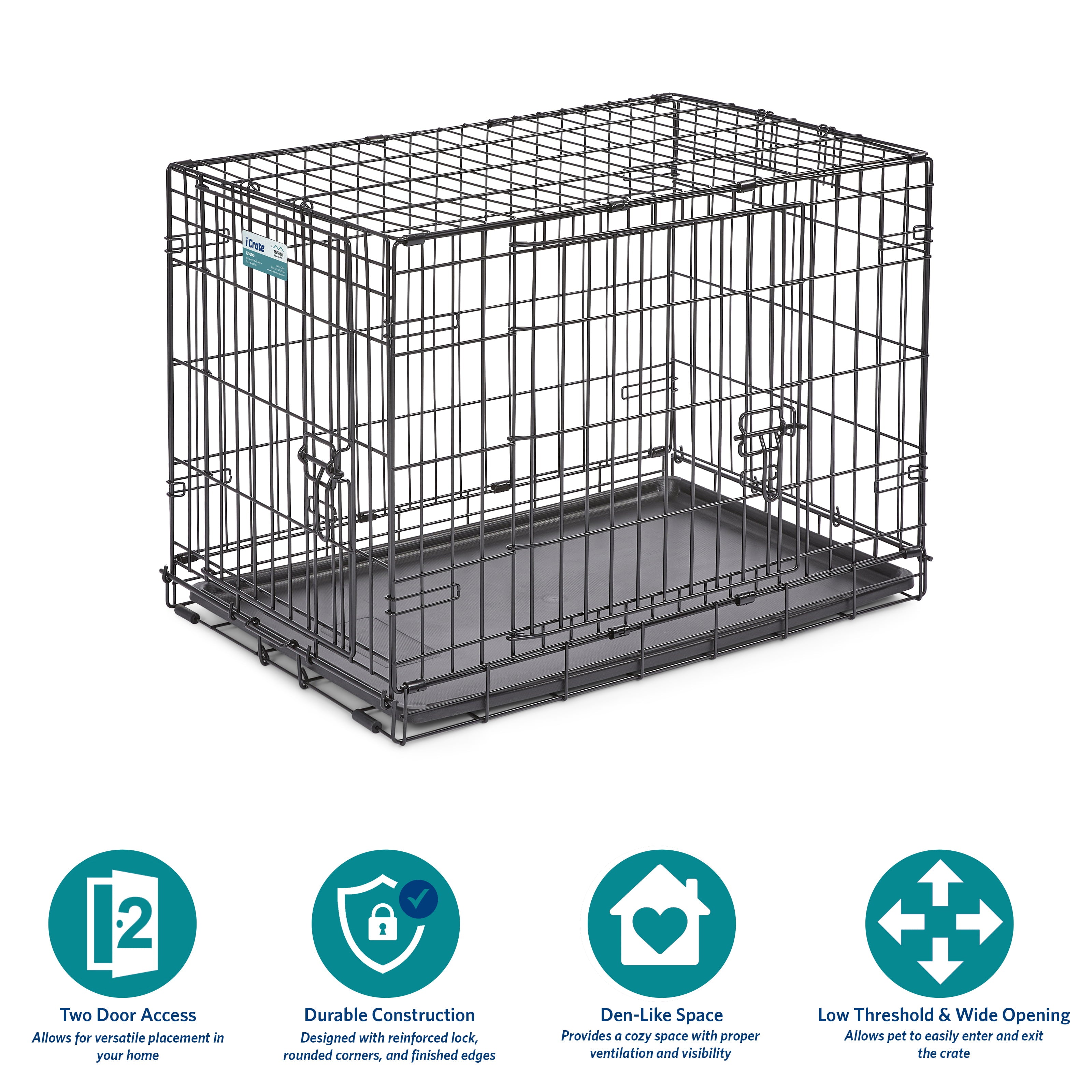 Medium Dog Crate | MidWest iCrate 30