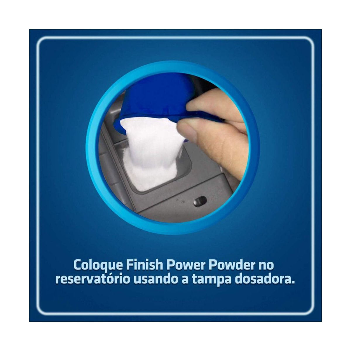 Detergente para Lava Loucas em Po Finish 450g