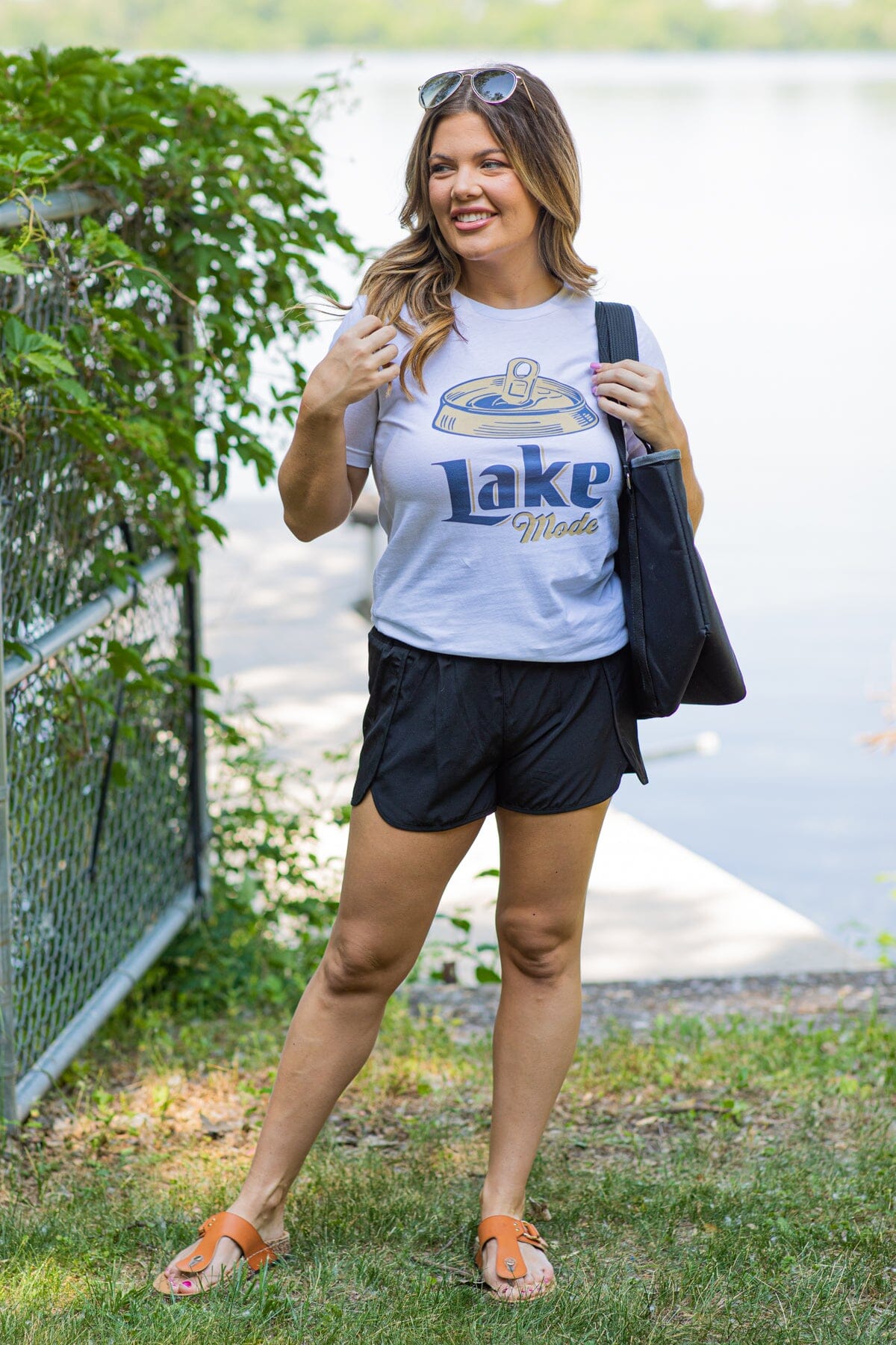 White Lake Mode Graphic Tee
