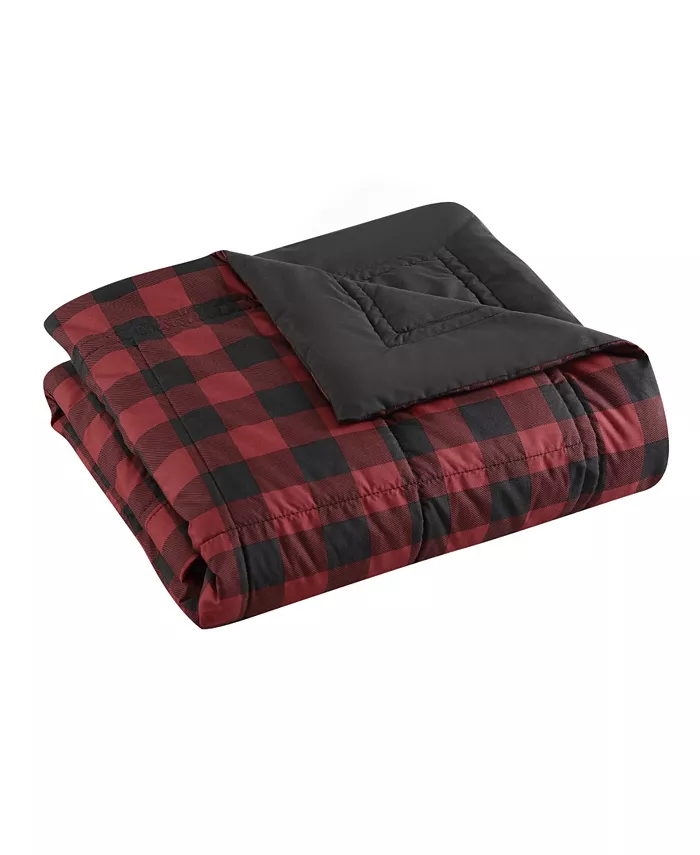 Eddie Bauer CLOSEOUT! Textured Twill Solid Blanket， 50
