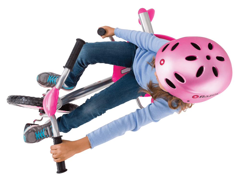 Razor FlashRider 360 Tricycle with Sparks - Pink， 16