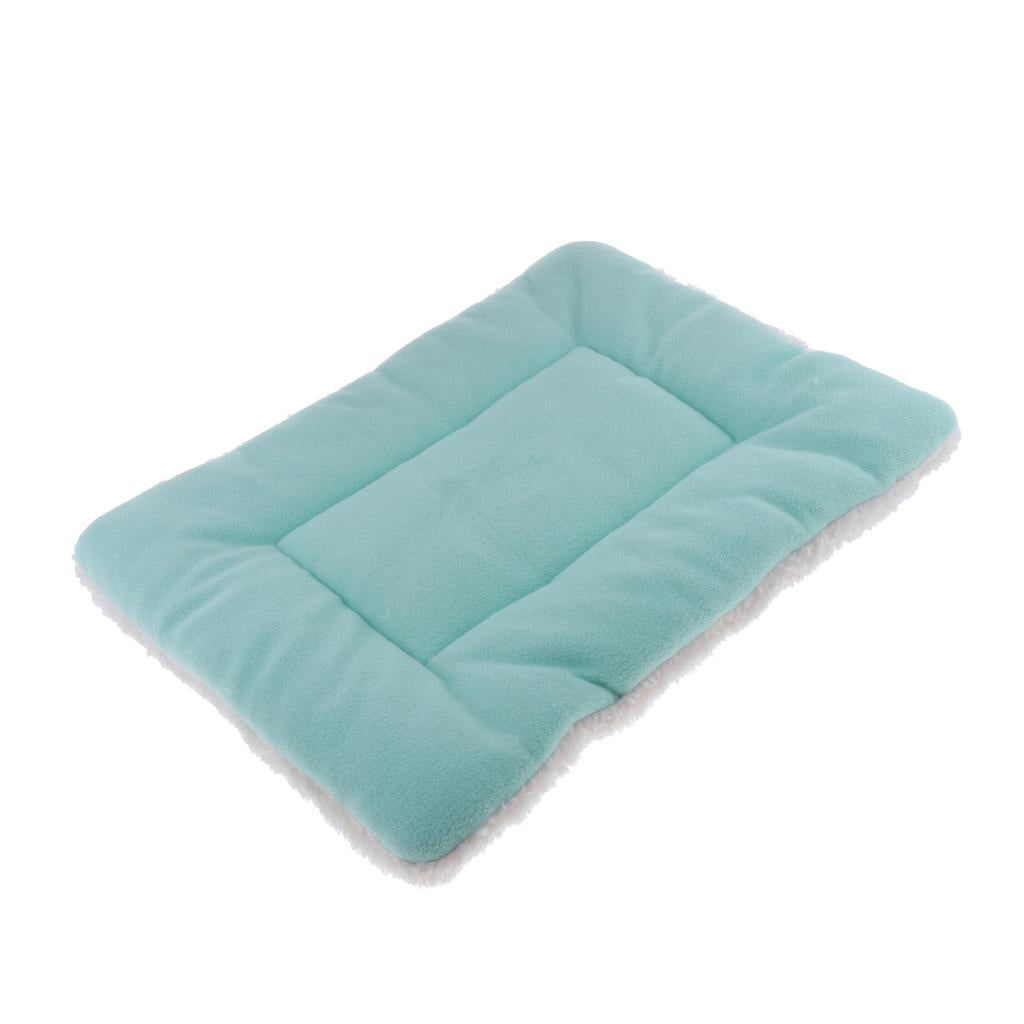 Dog Crate Pad Comfortable Soft Crate Mat Rectangle Pet Crate Pad Slip Machine Washable Dog Kennel Pad Cushion for Pets Sleeping Blue S