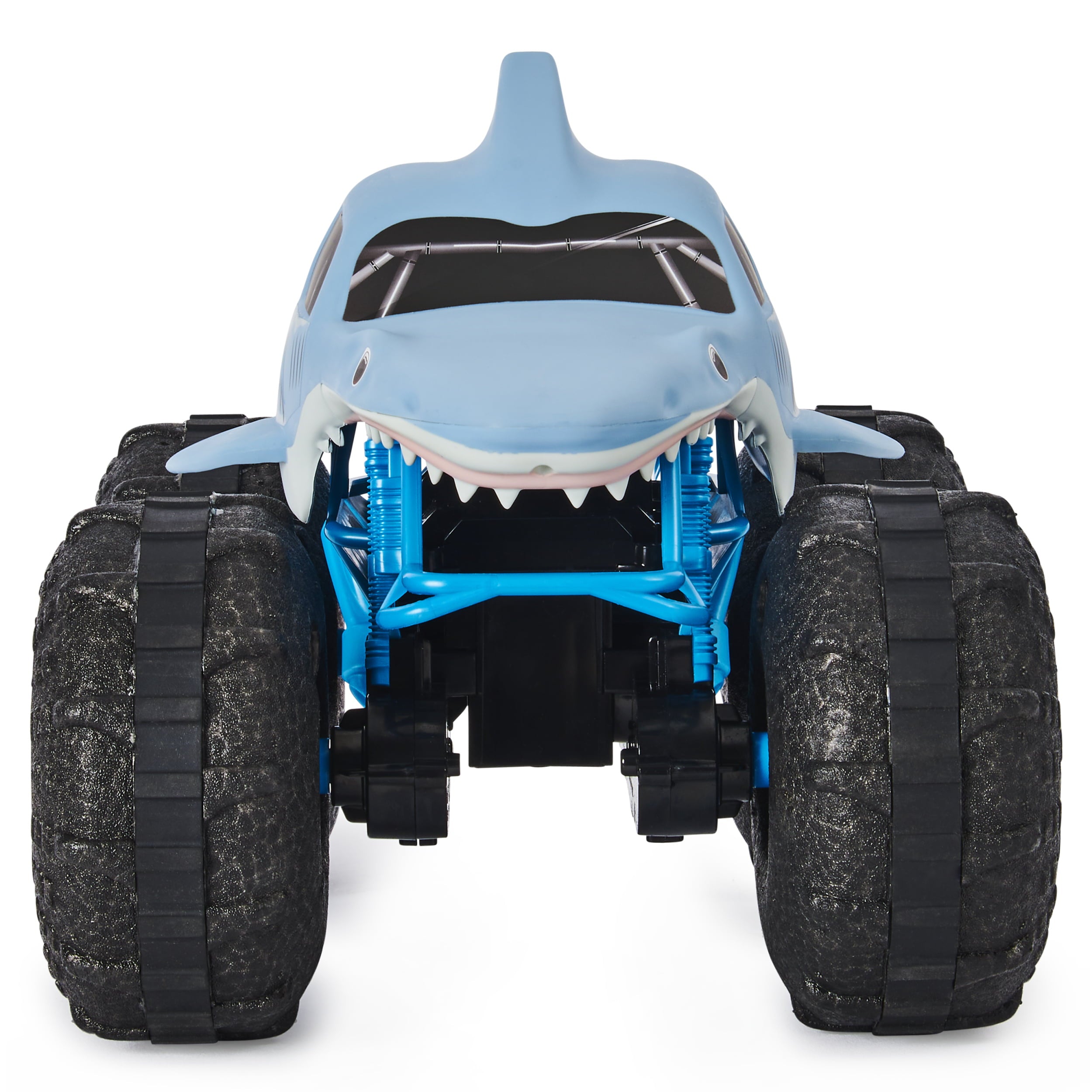 Monster Jam， Official Megalodon Storm All-Terrain Remote Control Monster Truck Toy Vehicle， 1:15 Scale