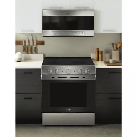 Haier 30-inch Freestanding Electric Range with Convection QCSS740RNSS