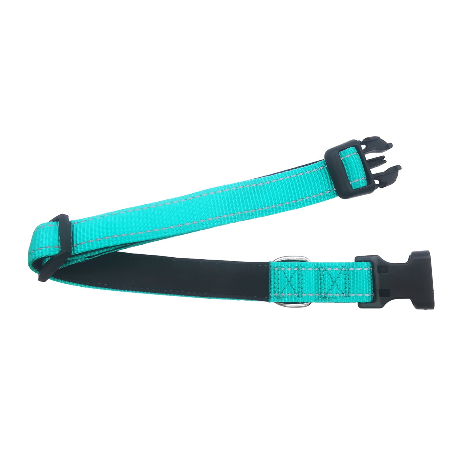 Reflective Dog Collar Soft Neoprene Padded Breathable Nylon Pet Collar Adjustable for Small Medium Large Extra Large Dogs