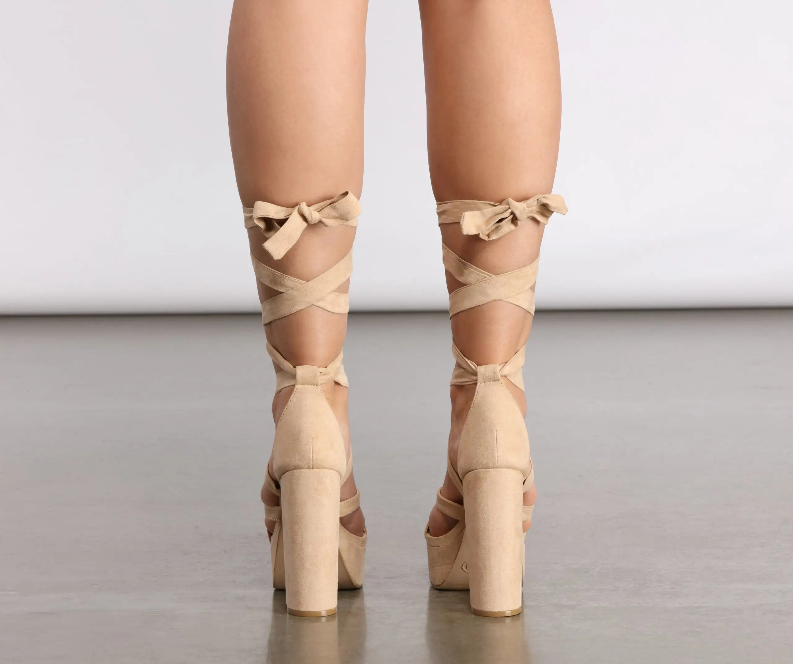 All About That Lace Platform Heels