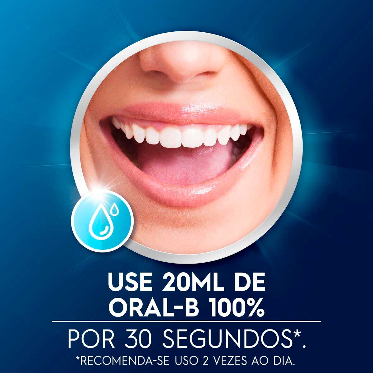 Enxaguatorio Bucal Oral-B 100% de Sua Boca Cuidada 1L