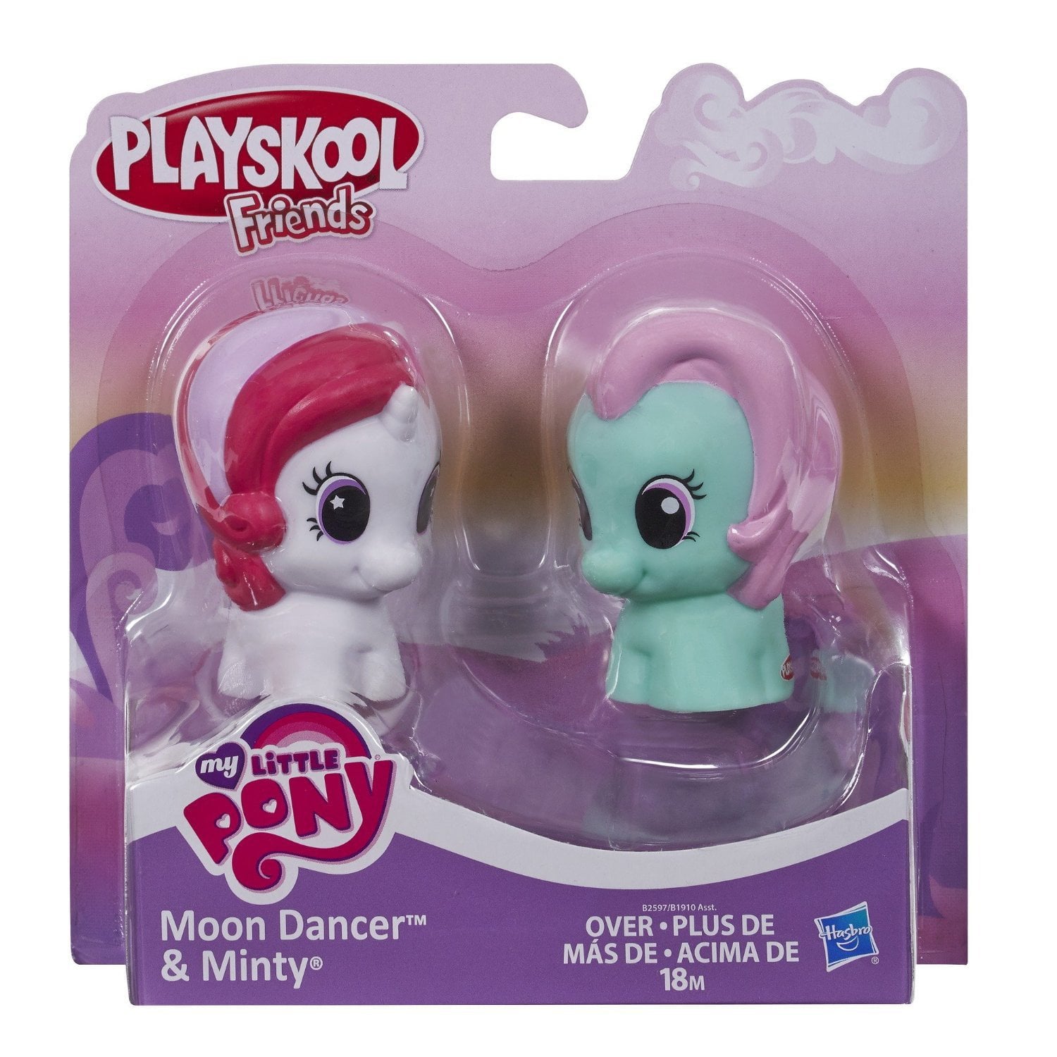 Playskool Friends My Little Pony Figure Two-Pack with Moon Dancer and Minty