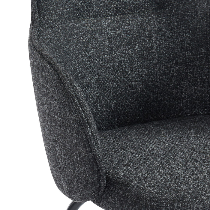 Inspire Colani 203650CH 26Inch Counter Stool Set Of 2 In Charcoal