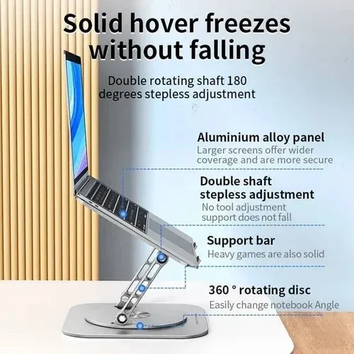 🔥🔥 Hot Sale-49% OFF💥Laptop Stand Aluminum Alloy Rotating Brac