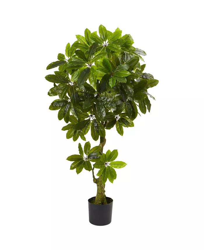 Nearly Natural Scheffler 5' Artificial Indoor Outdoor Tree