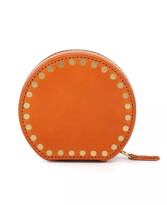 OLD TREND Leather Jewelry Box - Round