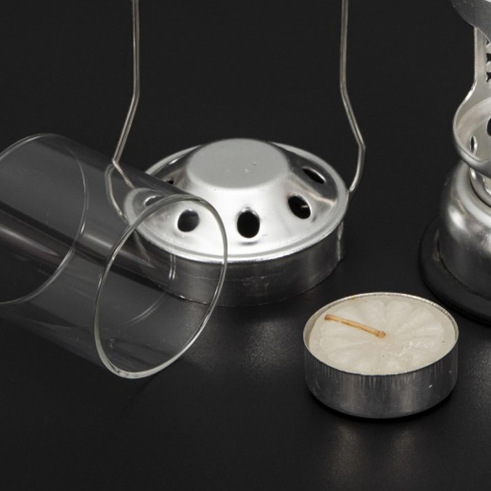 Mini Tealight Holder Outdoor Camping Windproof Hanging Lantern Party Patio Tea Light Stand Candle Burner Candle Holder Ornaments Tent Lights