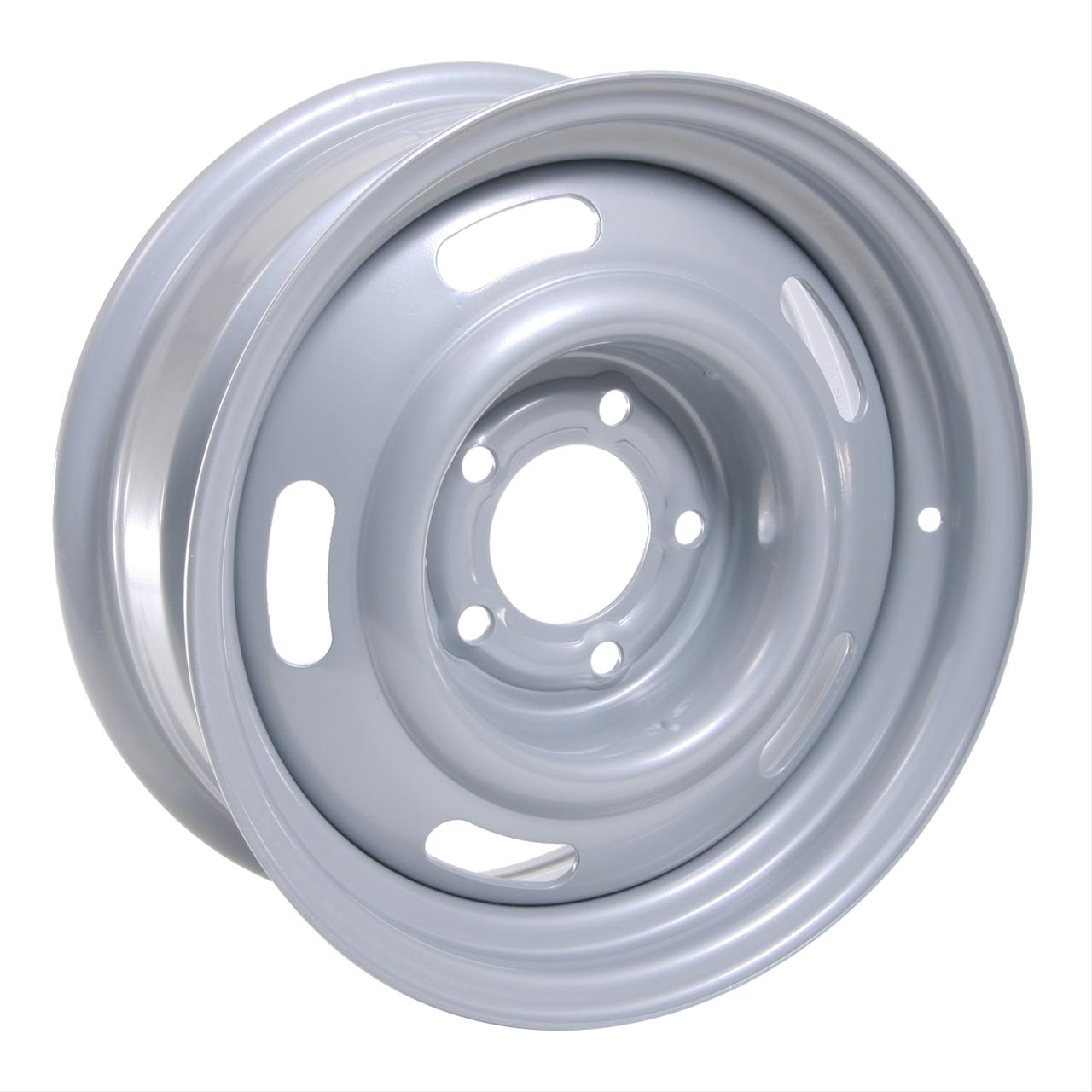 Vision Wheel 55-5661 Vision American Muscle 55 Rally Series Silver Wheels