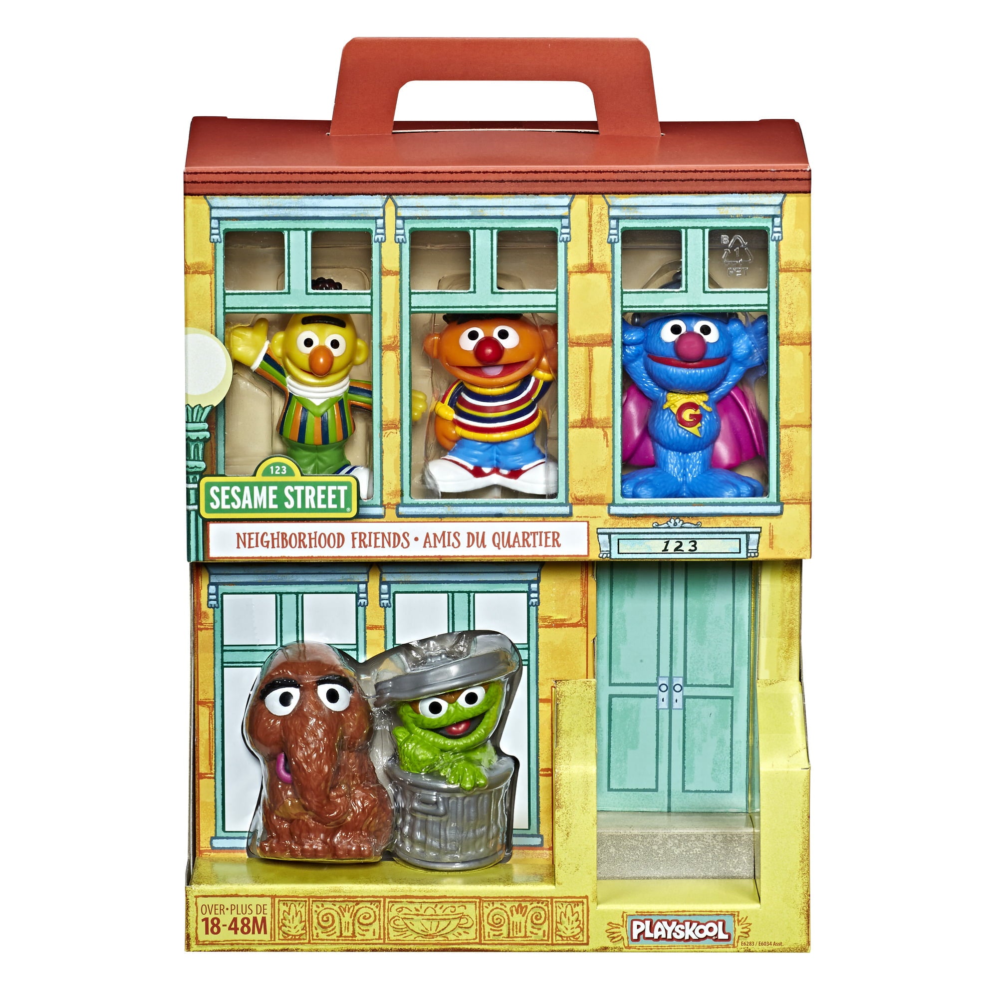 Sesame Street Neighborhood Friends， 5 Figures， 3-inches