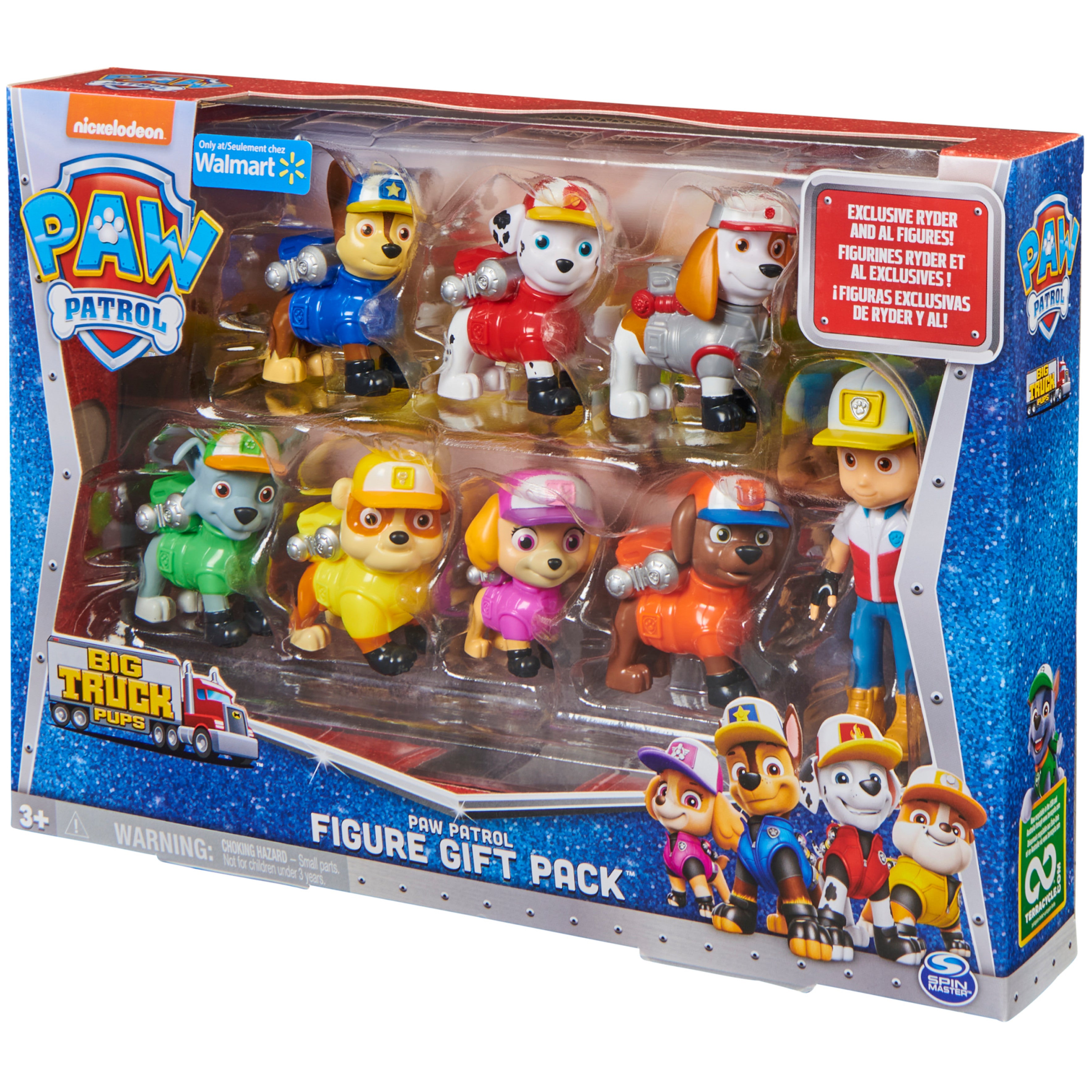PAW Patrol， Big Truck Pups 8 Piece Figure Gift Pack