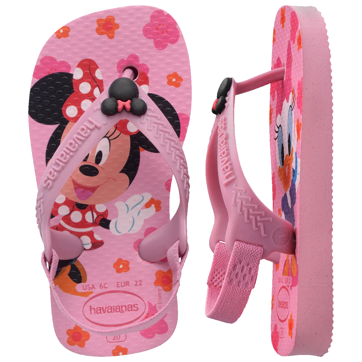 Chinelo Havaianas Baby Disney Classicos Minnie & Margarida
