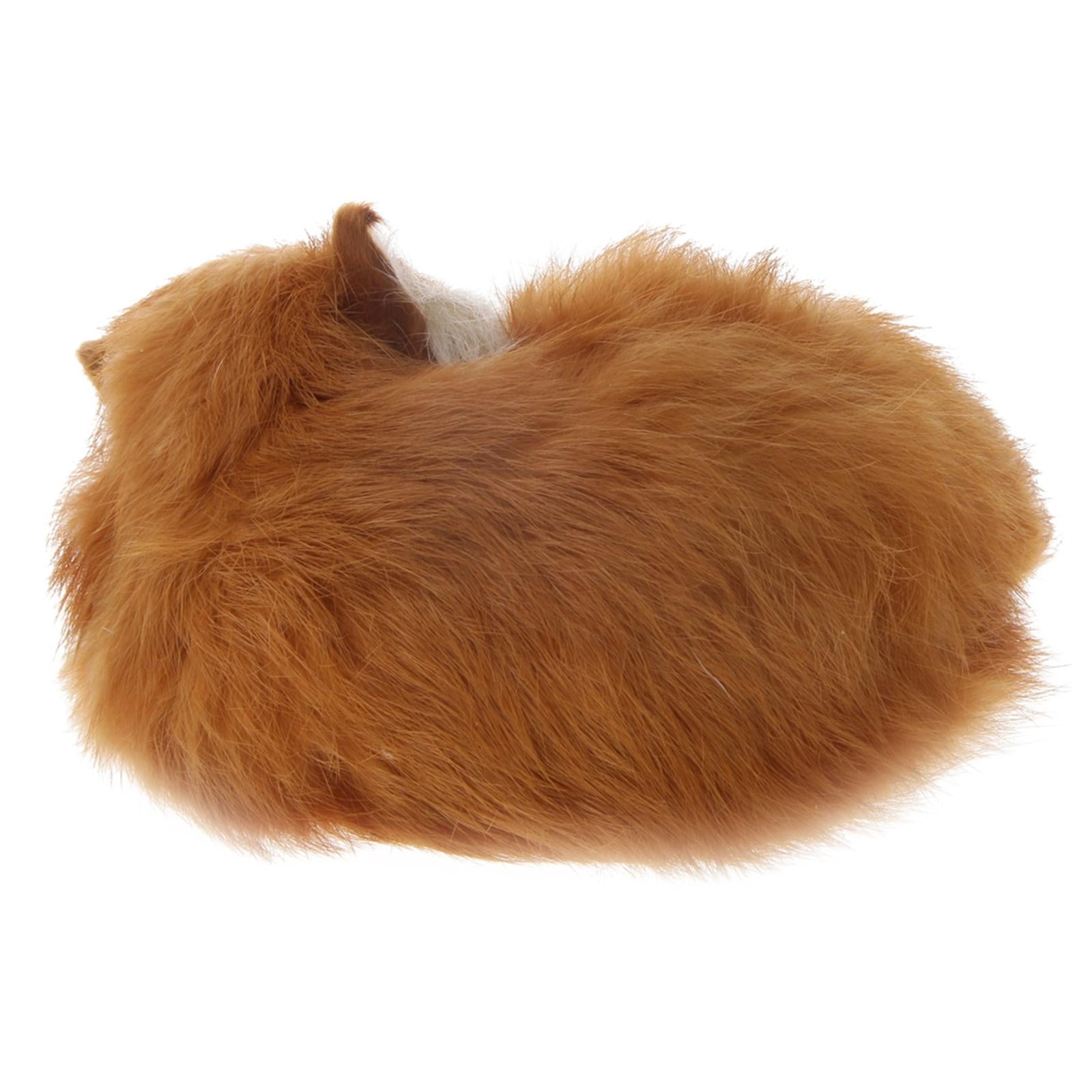 Simulation Animal Figures Plush es， Kids Toddlers Play Toy， Shelf/ Cabinet/ Desktop and Interior Vehicle Decoration