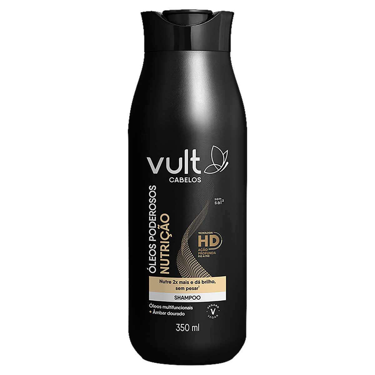 Shampoo Vult Cabelos Oleos Poderosos Nutricao Frasco 350ml