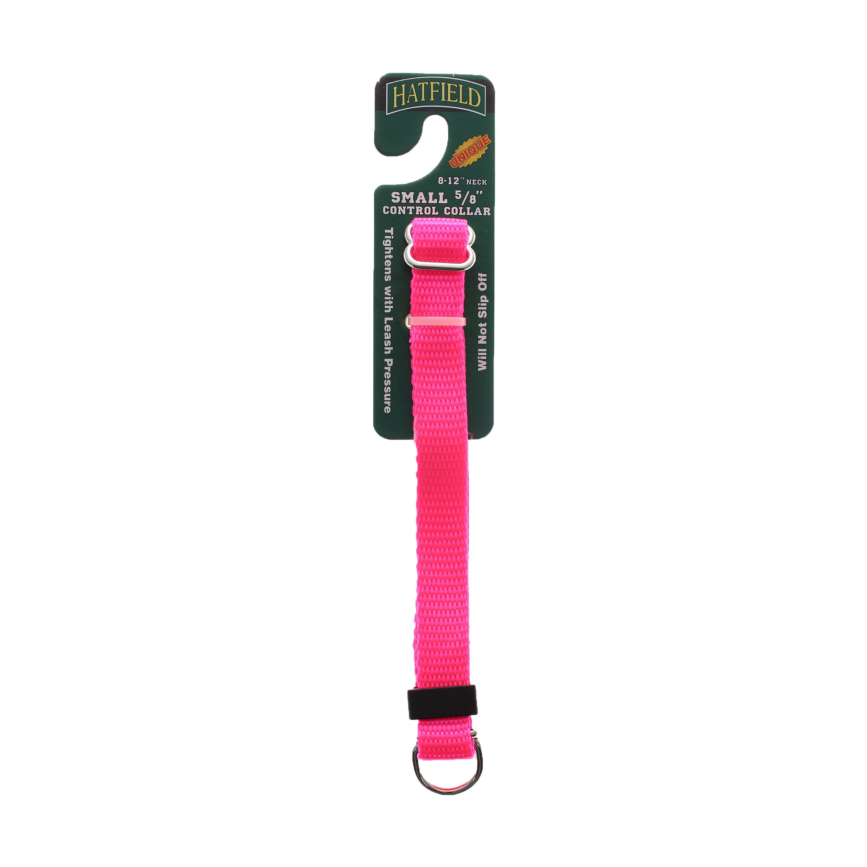 Hatfield 5/8 X 8-12 Small Control Collar， Neon Pink