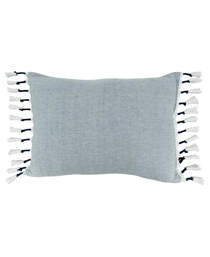 Saro Lifestyle Tassel Decorative Pillow， 16