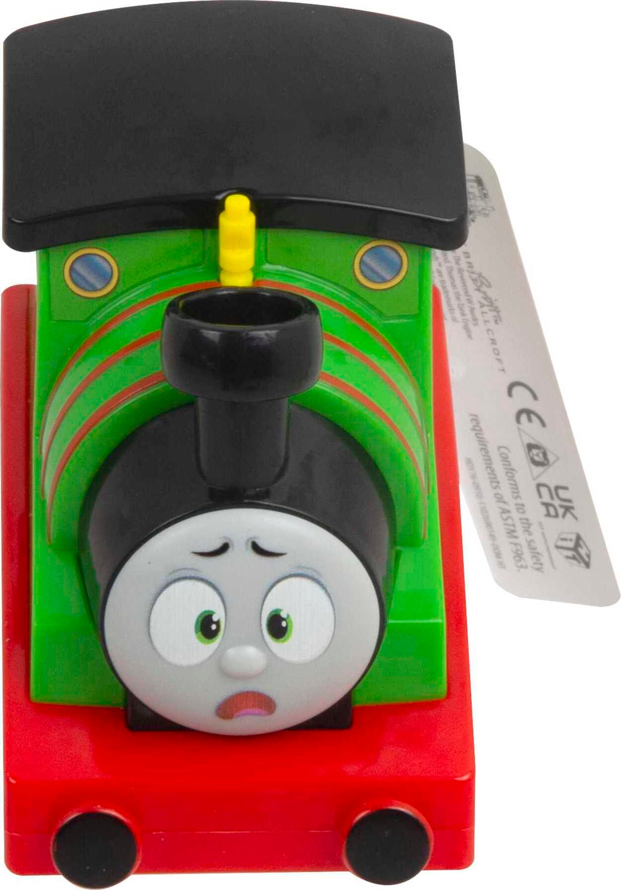 Thomas and Friends Press n’ Go Stunt Percy Train Engine Racing Vehicle