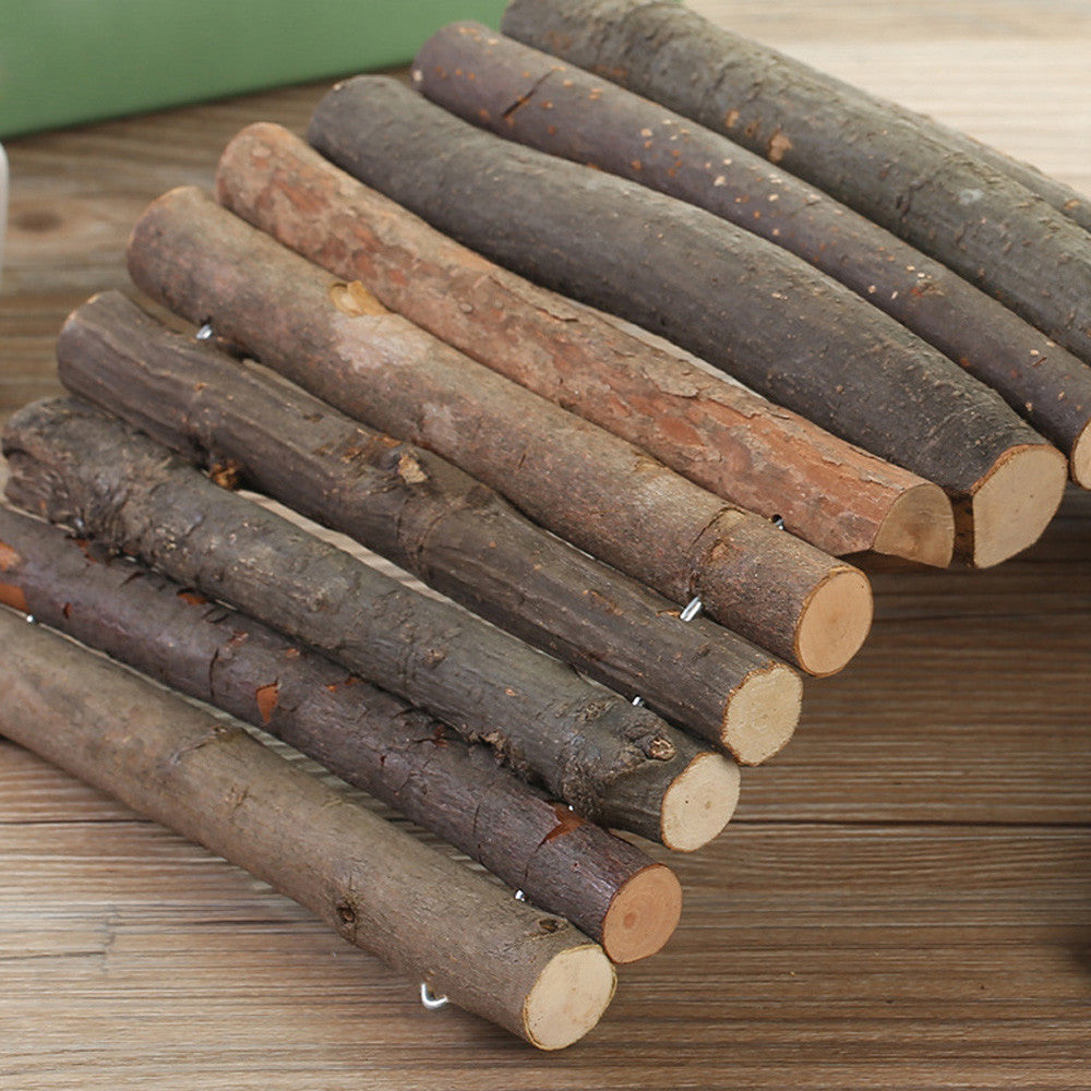 Hamster Ladder Wooden Pet Bridge Toy Hamster Guinea Pig Parrot Fence