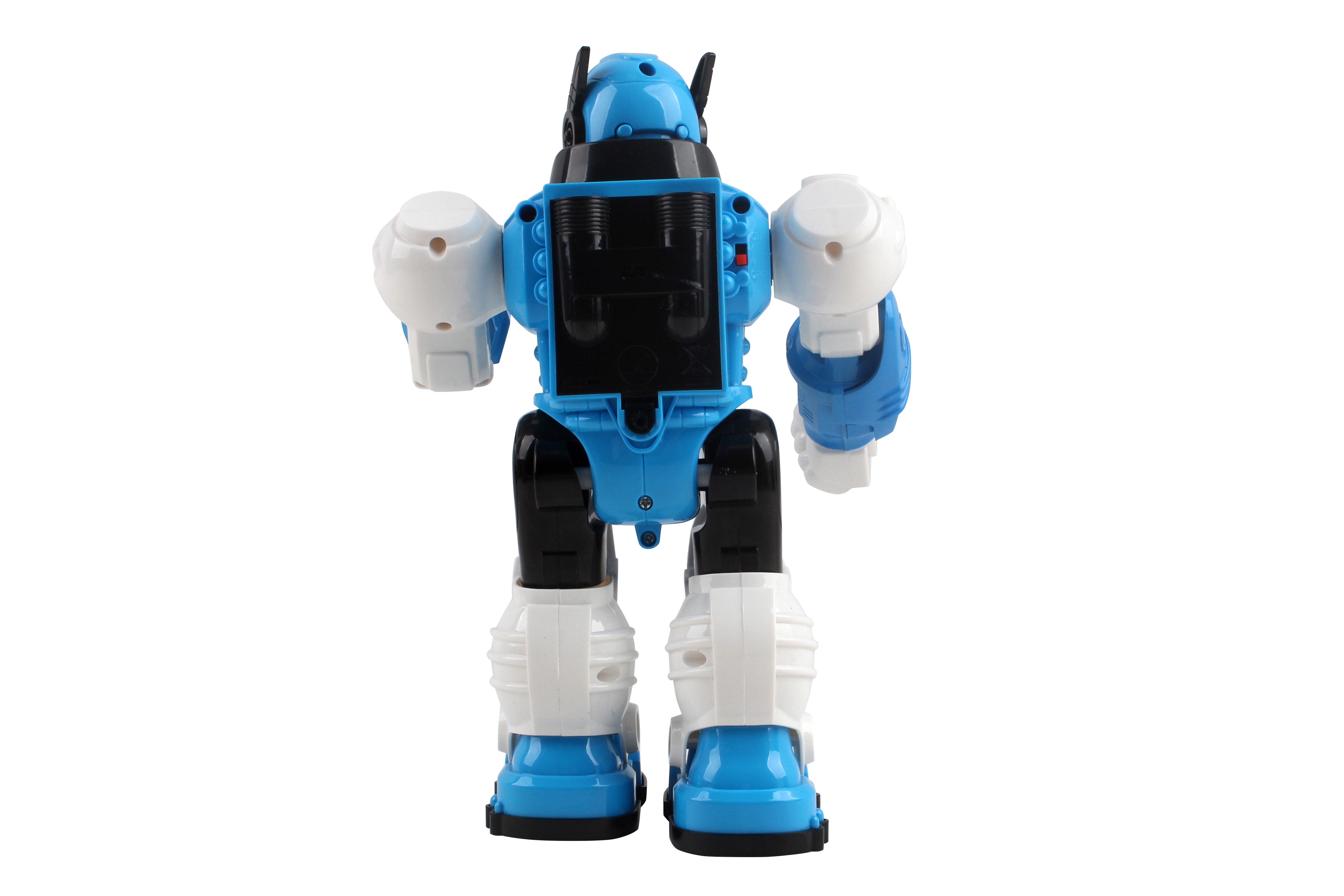 Vokodo Interactive Walking Toy Robot With Spinning Hand Lights And Sound Effects Kids Smart Police Robocop Android Robotic Cop Play Action Battery Operated Great Gift For Children Boys Girls Toddlers