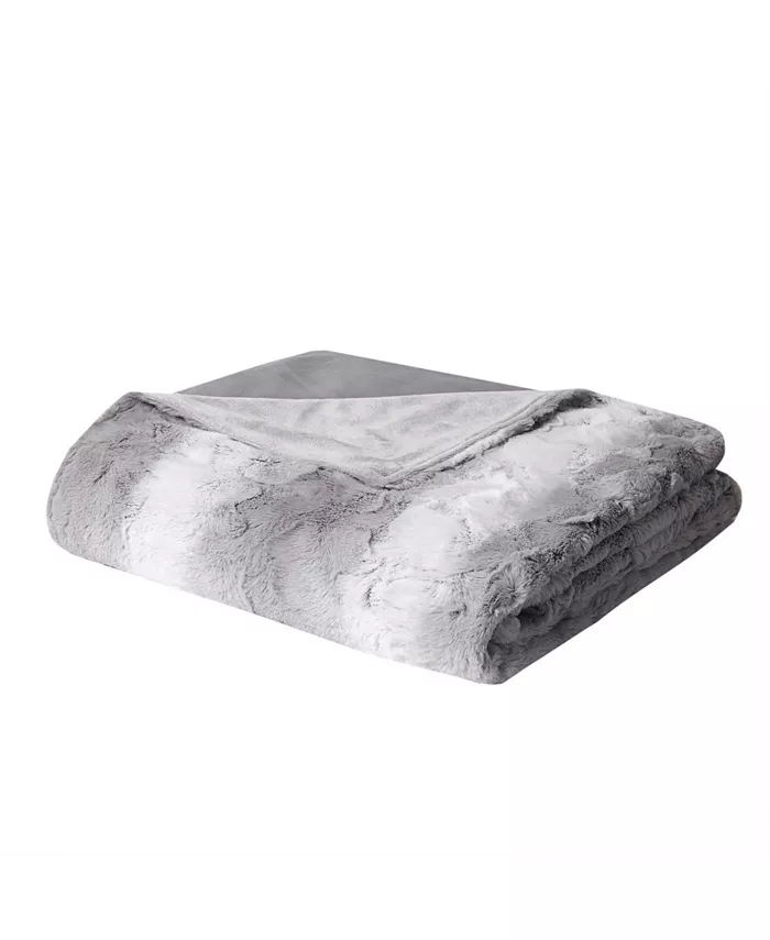 Beautyrest CLOSEOUT! Zuri Faux-Fur Weighted Blanket， 12lbs