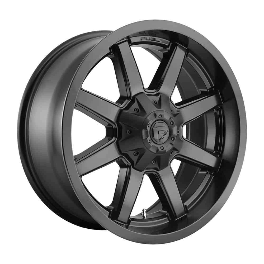 Fuel 1PC D436 MAVERICK D436 20X10 8X180 S-BLK -18MM