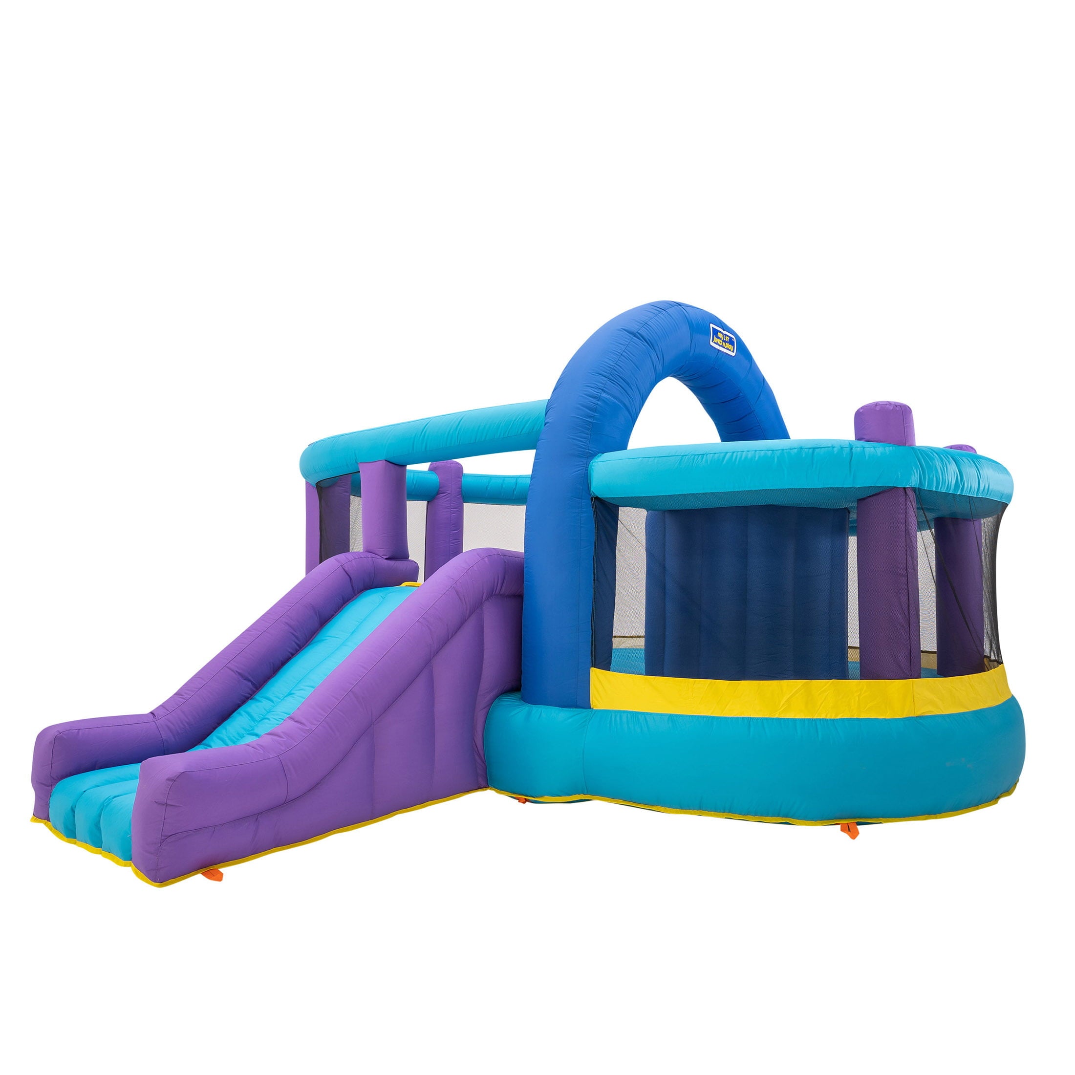 Inflatable Bounce House with Kid’s Whack-A-Play and Basketball Hoop - Blower Included