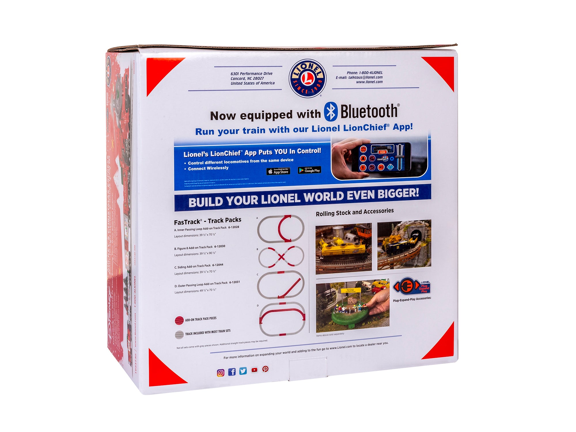 Lionel O Gauge Disney Christmas Electric Electric Train Set with Remote and Bluetooth Capability