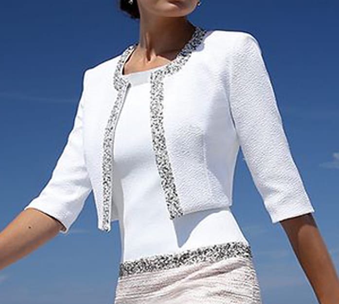 Women's Two Piece Knee Length Dress Set