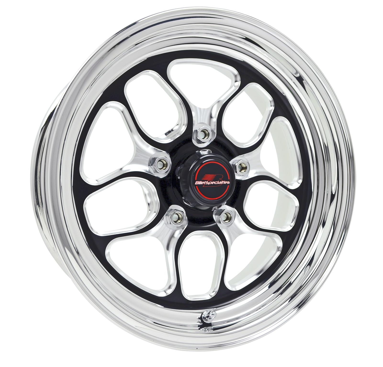 Billet Specialties BRS025806155N Billet Specialties Win Lite Black Anodized Wheels
